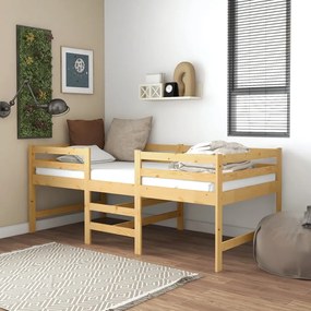 Giroletto Senza Materasso 90x200 Cm İn Legno Massello Di Pino /