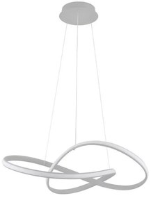 Brilagi - Lampadario a sospensione con filo LED dimmerabile COSMOWAVE LED/70W/230V 3000-6500K argento + +TC