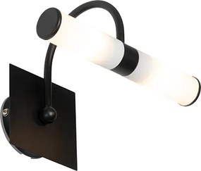 Lampada da parete classica per bagno nera IP44 2 luci - Bath Arc