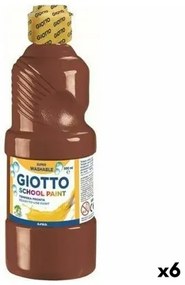 Pittura a tempera Giotto   Marrone 500 ml (6 Unità)