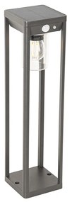 Lampada da terra per esterni grigio scuro 40 cm con LED e luce dimmerabile a energia solare - Sonne