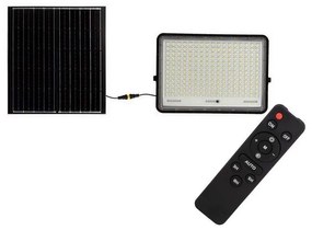 LED Proiettore solare da esterno LED/30W/3,2V 4000K nero + +TC
