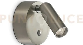 Bean applique a parete con interruttore tattile led 3000k 3w  200 l...