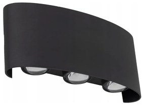 Applique a LED da esterno ARROW 6xLED/1W/230V IP54 nero