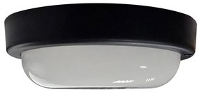 Plafoniera LED da esterno LED/15W/230V 4200K diametro 15,5 cm IP64 nero