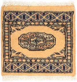 Bokhara Tappeto orientale 30 x 30 Beige (Pakistan) Annodato A Mano