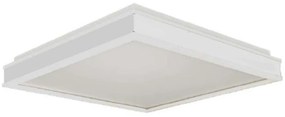 Plafoniera LED LED/24W/230V 4000K 45x45 cm bianco