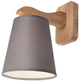 Applique ANDREA 1xE27/60W/230V quercia/grigio