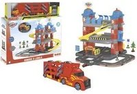 Playset globo 12144 spidko 3 piani con camion portauto