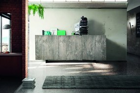 Credenza ISCHIA rovere nodato 198&#215;50 cm H 81 cm (Beton)