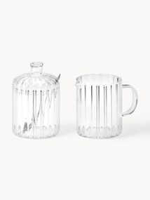 Set brocca latte e zuccheriera in vetro Brilia 3 pz