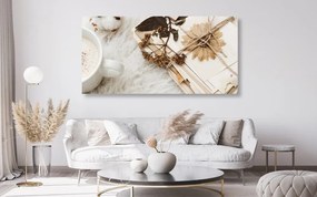 Quadro su tela – Collezione di foglie antiche