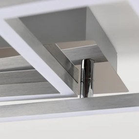 Plafoniera LED/17W/230V cromo opaco