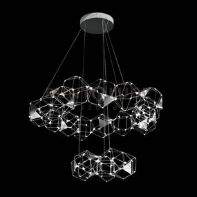 Lucciola pro 20 lampada a sospensione con triangolo in metallo, acc...