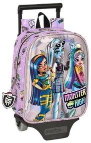 Trolley per la Scuola Monster High Best boos Lilla 22 x 27 x 10 cm