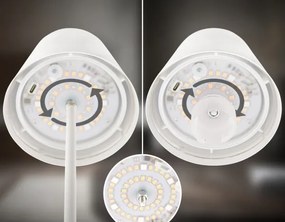 Briloner 7510016 - Lampada da tavolo LED RGBW CALIDA dimmerabile 2,5W/5V IP44 1200 mAh bianca