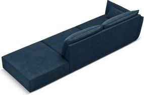 Divano angolare blu scuro Vanda - Mazzini Sofas