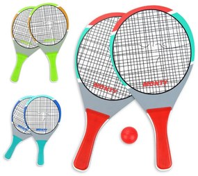 Set di 3 coppie di racchette colorate da spiaggia - Juinsa