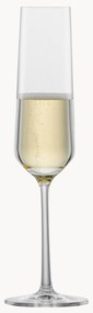 Set di 2 flute da champagne in cristallo Pure