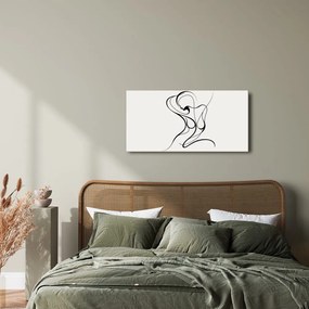 Quadro su tela – Curve artistiche di donna