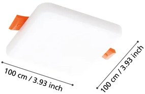 Eglo 900967 - Lampada LED da incasso per bagni RAPITA 5,5W/230V 10x10 cm IP65