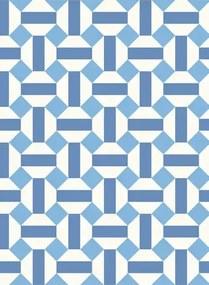 Cole & Son Carta da parati Alicatado - Hyacinth on Chalk
