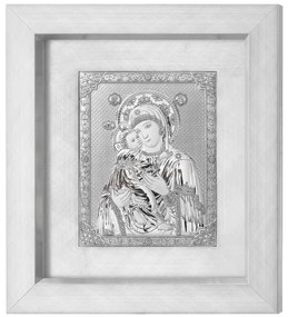 Quadro  "Madonna con Bambino" cm.19,2x24h (est. cm.39,2x43,7)