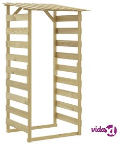 vidaXL Pergola con Tetto 100x90x200 cm in Legno di Pino Impregnato