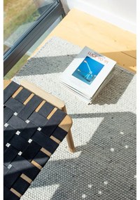 Panchina di colore nero/naturale Klupa - Gazzda