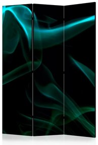 Paravento  Blue smoke waves [Room Dividers]  Colore Verde, Dimensioni e Misure 135x172