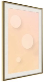 Poster  Pastel Closeness  Cornice Quadri Cornice d'oro con passe-partout, Larghezza x Altezza Home decor 40x60