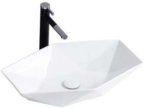 Lavabo da appoggio Rea Vegas White