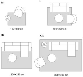 Tappeto beige in lana tessuto a mano 240x340 cm Loma – Flair Rugs
