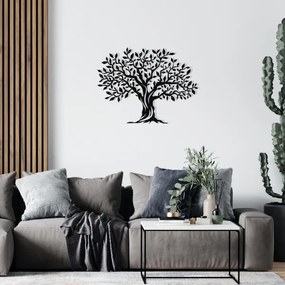 Decorazione da muro 69x52 cm albero metallo