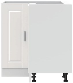 Base ad angolo cucina porto bianco lucido in legno multistrato