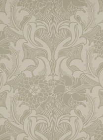 Little Greene Carta da parati Dahlia Scroll - French Grey