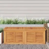 Contenitore Giardino con Borsa 150x50x53cm Legno Massello Teak 363272