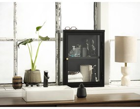 Vetrina nera in metallo 45x60 cm Carmel - Unique Furniture