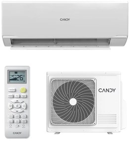 Condizionatore a muro monosplit inverter CANDY PURA 9215 BTU classe raffreddamento A++, classe di riscaldamento A+, bianco
