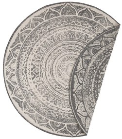 Tappeto da esterno grigio e crema , ø 200 cm Siruma - NORTHRUGS