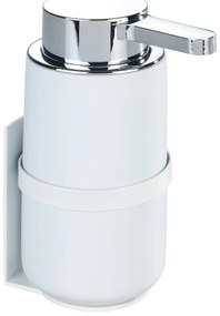 Dispenser di sapone in ceramica bianco autoportante 0,25 l Woya - Wenko