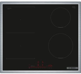 Bosch - Serie 6 PVS645HB1E Piano cottura a induzione 60 cm CombInduction Nero. Colore del prodotto: Nero, Posizionamento dell'apparecchio: Da