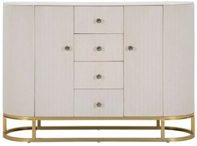 Mobile Crema Montpellier 120x40x85 cm con Design Elegante e Funzionalità Superiore