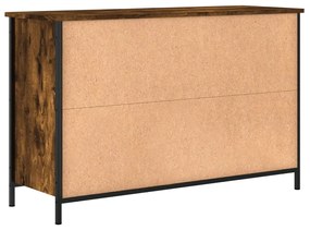 Mobile TV Rovere Fumo 100x35x65 cm in Legno Multistrato