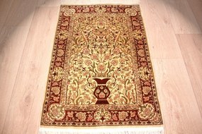 Hereke Tappeto 60x90 (Tacchino) Annodato A Mano