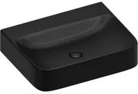 Lavabo d'appoggio nero opaco in ceramica da 60x47 cm - Serie Nordic cod 82204