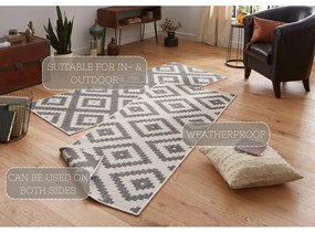 Tappeto grigio per esterni , 80 x 345 cm Malta - NORTHRUGS