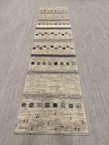 Loribaft Tappeto persiano 80x340 Beige (Iran) Annodato A Mano