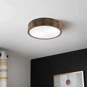 Brilagi - Lampada LED da soffitto CARVALHO 2xE27/60W/230V noce 37 cm