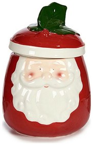 Statua Decorativa Babbo Natale 14 x 19,5 x 14 cm Ceramica Rosso